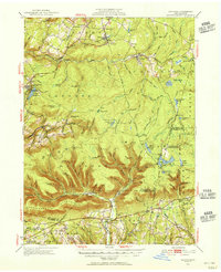 LaPorte 1953 topographic map thumbnail
