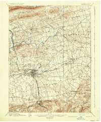 Lebanon 1899 topographic map thumbnail