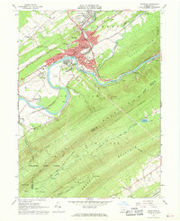 Lewistown 1966 topographic map thumbnail