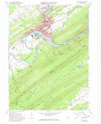Lewistown 1966 topographic map thumbnail