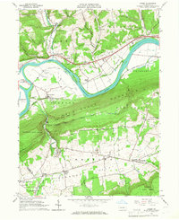 Linden 1965 topographic map thumbnail