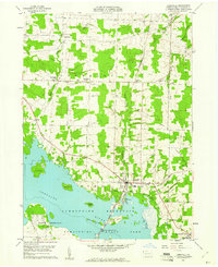 Linesville 1959 topographic map thumbnail