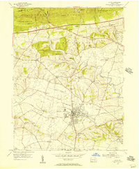 Lititz 1956 topographic map thumbnail
