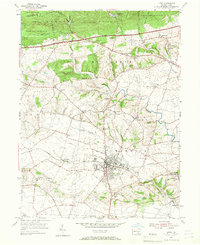Lititz 1956 topographic map thumbnail