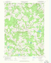 Little Meadows 1967 topographic map thumbnail