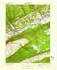 Lock Haven 1921 topographic map thumbnail