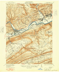 Lock Haven 1923 topographic map preview