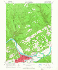Lock Haven 1965 topographic map thumbnail