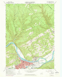 Lock Haven 1965 topographic map thumbnail