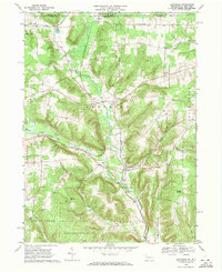 Lottsville 1968 topographic map thumbnail