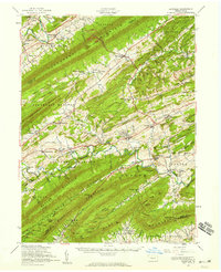 Loysville 1952 topographic map thumbnail