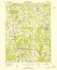 Mars 1953 topographic map preview