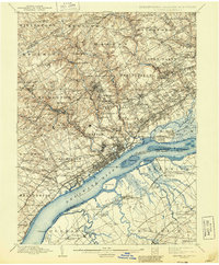 Chester 1898 topographic map thumbnail
