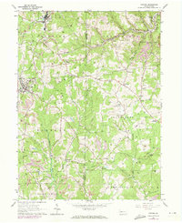 Chicora 1964 topographic map thumbnail