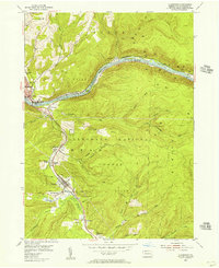 Clarendon 1954 topographic map thumbnail