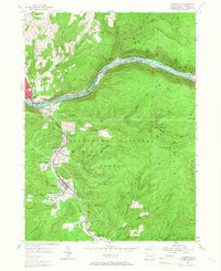 Clarendon 1954 topographic map thumbnail