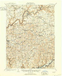 Clarion 1906 topographic map thumbnail