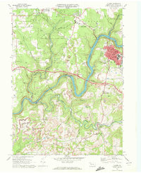 Clarion 1969 topographic map thumbnail
