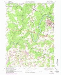 Clarion 1969 topographic map thumbnail