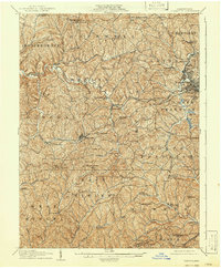 Claysville 1907 topographic map thumbnail