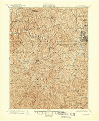 Claysville 1907 topographic map thumbnail