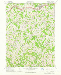 Claysville 1964 topographic map thumbnail