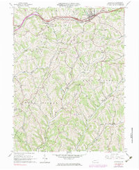 Claysville 1964 topographic map thumbnail
