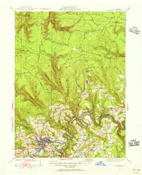 Clearfield 1929 topographic map thumbnail