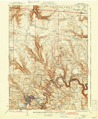 Clearfield 1932 topographic map thumbnail