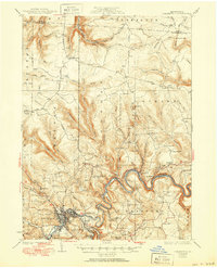 Clearfield 1932 topographic map thumbnail
