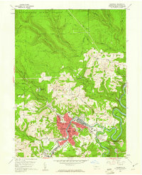 Clearfield 1959 topographic map thumbnail