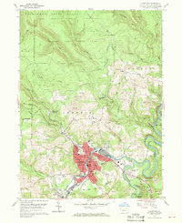 Clearfield 1959 topographic map thumbnail