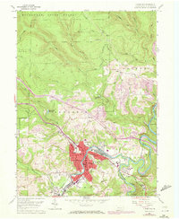 Clearfield 1959 topographic map thumbnail