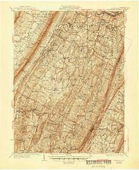 Clearville 1931 topographic map thumbnail