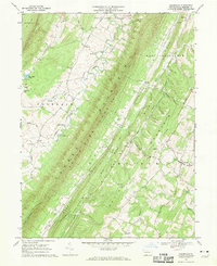 Clearville 1967 topographic map thumbnail