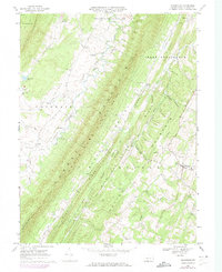 Clearville 1967 topographic map thumbnail