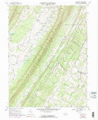 Clearville 1967 topographic map thumbnail