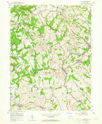 Clinton 1954 topographic map thumbnail