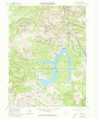 Coalport 1961 topographic map thumbnail