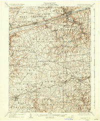 Coatesville 1906 topographic map thumbnail