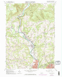 Cogan Station 1965 topographic map thumbnail