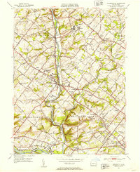 Collegeville 1951 topographic map thumbnail