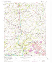 Collegeville 1966 topographic map thumbnail
