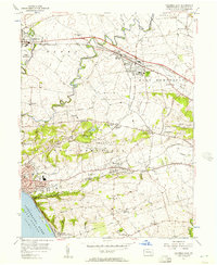 Columbia East 1956 topographic map thumbnail