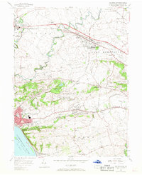 Columbia East 1956 topographic map thumbnail