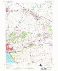 Columbia East 1956 topographic map thumbnail