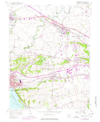Columbia East 1956 topographic map thumbnail