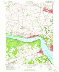 Columbia West 1964 topographic map thumbnail