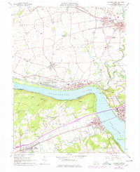 Columbia West 1964 topographic map thumbnail