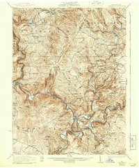 Confluence 1933 topographic map preview